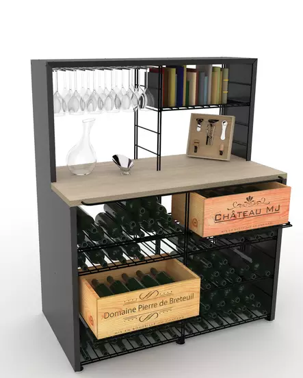 Viinikaluste Bar Buffet Froid L'Atelier du Vin. - Viinikellarin hyllyt ja kalusteet - 095510 - 2