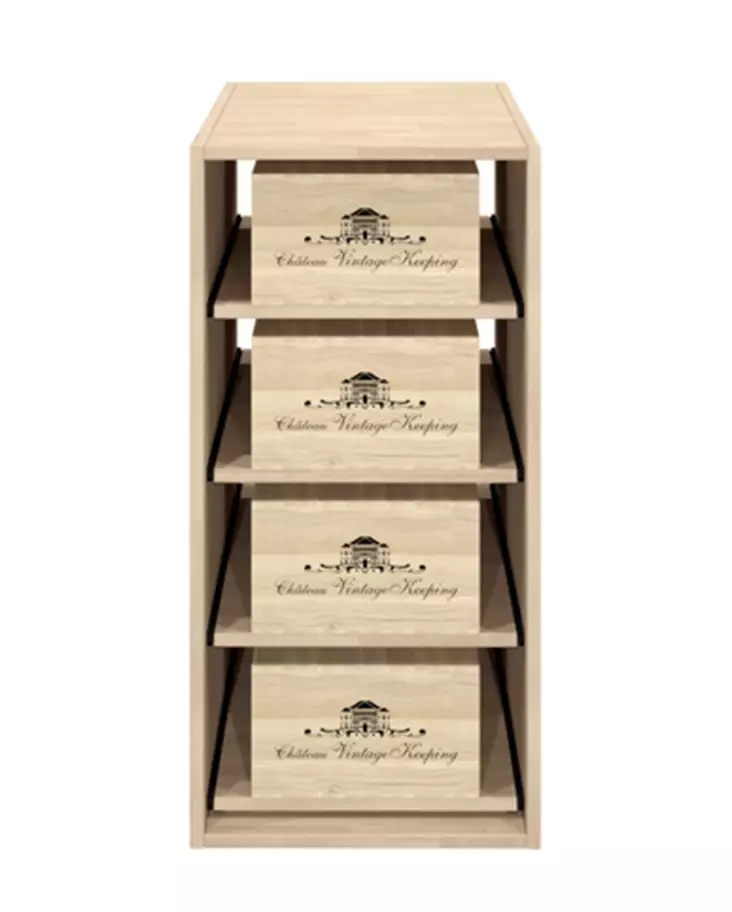 Viinihylly Qbic Case Drawer 50 - Viinikellarin hyllyt ja kalusteet - QBIQCD50 - 1