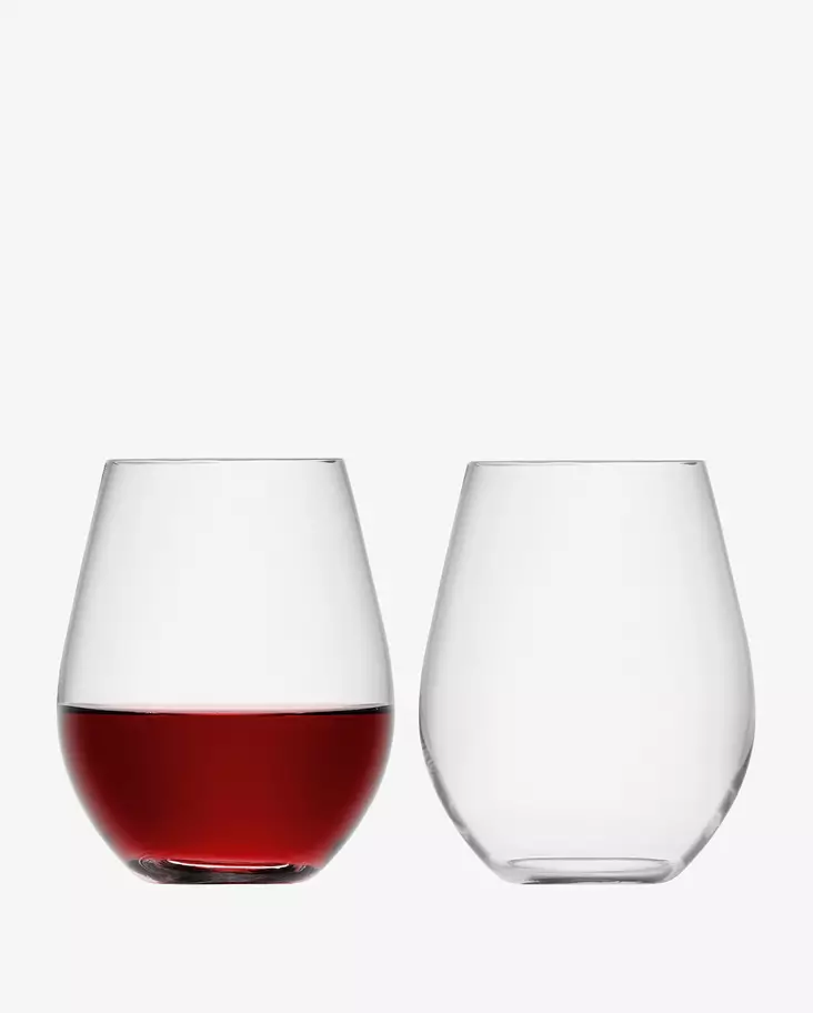 Red Wine Glass Stemless 530ml LSA (2pcs) - LSA Wine Glasses - LSAWI60 - 1