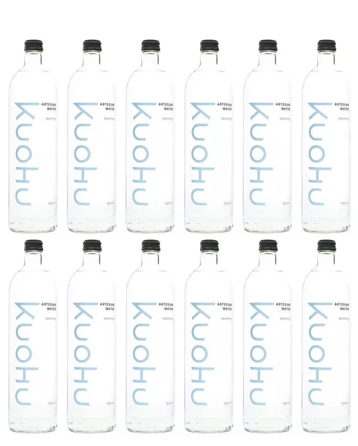 Spring water KUOHU Sparkling 750ml (12pcs) - Mineral Waters - KUO750SP12 - 1