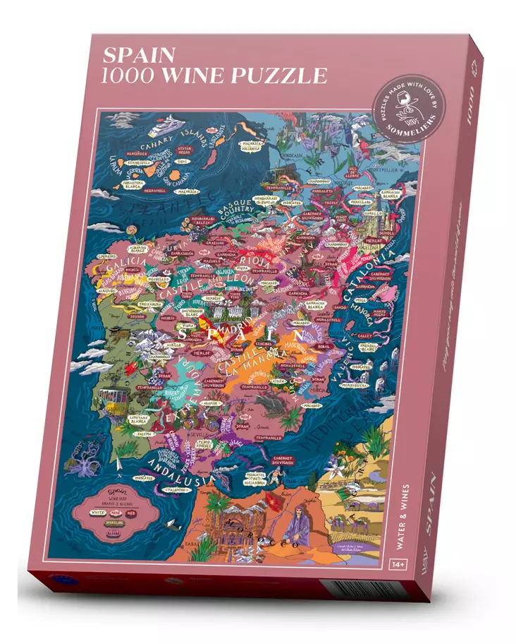 Wine Puzzle Spain 1000 Pieces - Books - WW0003 - 1