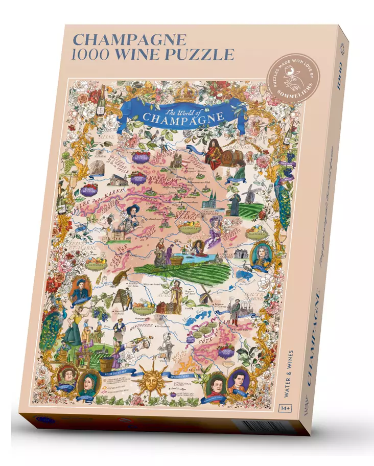 Wine Puzzle Champagne 1000 Pieces - Books - WW0005 - 1