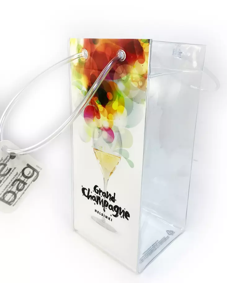 Ice Bag Cooler Clear Basic - Wine Coolers - IB17407GCH - 1