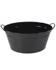 Party Tub Black 40 x 28 cm Ilsa - Metallic champagne bowls - 104600301VV - 1