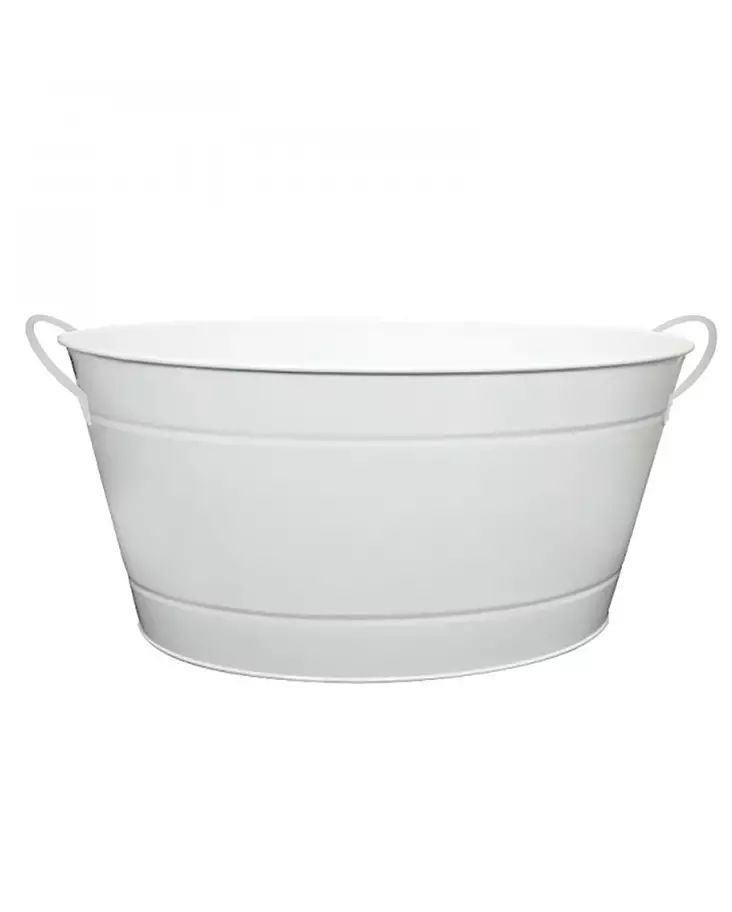 Party Tub White 40 x 28 cm Ilsa - Champagne och vinkylare i metal - 104600201VV - 1
