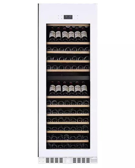 Wine Cabinet Elegance 153 Bottles White - Dual Temperature Cabinets - TTE1000DRW - 2