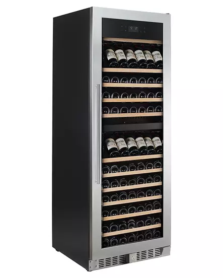 Wine Cabinet Elegance 153 Bottles Steel - Dual Temperature Cabinets - TTE1000DX - 1