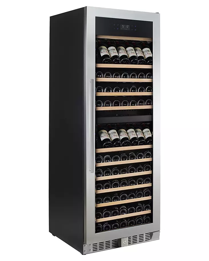 Wine Cabinet Elegance 153 Bottles Steel - Dual Temperature Cabinets - TTE1000DX - 1