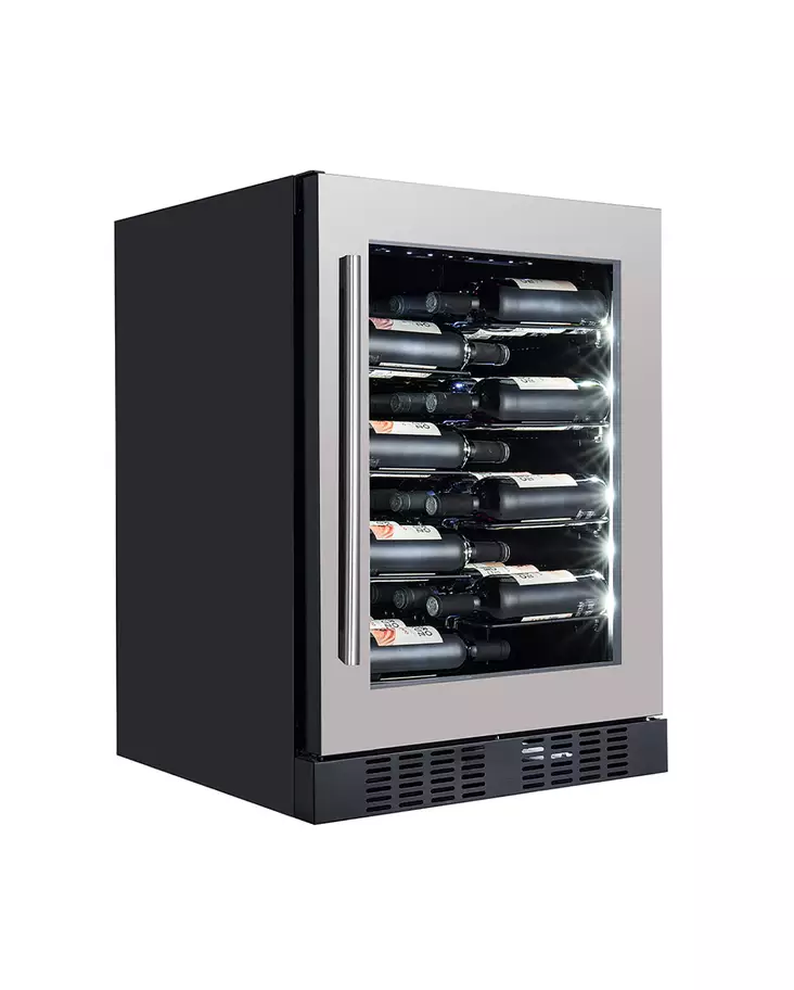 Wine cabinet Copenhagen CPROX60SX Steel - Single Temperature Cabinets - TTCPROX60SX - 1